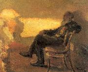 Pasternak, Leonid Leo Tolstoy oil painting